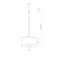 Lampa wisząca SANTANA  M 11652 Nowodvorski