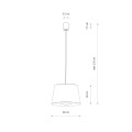 Lampa wisząca TUTOIA 11682 Nowodvorski