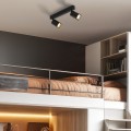 Lampa sufitowa AMIS czarny 2xGU10 10633 TK Lighting