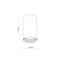 Lampa sufitowa AMIS czarny GU10 10718 TK Lighting