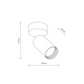 Lampa sufitowa AMIS czarny GU10 10793 TK Lighting