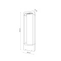 Słupek ogrodowy ARIUS czarny LED 19001 TK Lighting