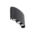 Kinkiet elewacyjny ARROW czarny 6xLED 18181 TK Lighting
