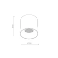 Lampa sufitowa BLAZE czarny LED 18158 TK Lighting