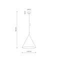 Lampa wisząca CONO sabia E27 10621 TK Lighting