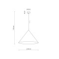 Lampa wisząca CONO sabia E27 10622 TK Lighting