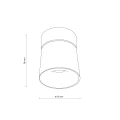 Spot ruchomy reflektorek KYOTO czarny LED 18139 TK Lighting