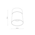 Spot ruchomy reflektorek KYOTO czarny LED 18135 TK Lighting