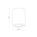 Lampa zewnętrzna tuba LIGNO czarny GU10 10933 TK Lighting