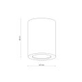 Lampa zewnętrzna tuba LIGNO biały GU10 10932 TK Lighting