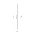 Kinkiet elewacyjny LINEA szary LED 18176 TK Lighting