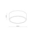 Lampa sufitowa LIVO biały 3xE27 10985 TK Lighting