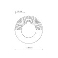 Kinkiet LUNAR WOOD dąb G9 11013 TK Lighting
