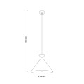Lampa wisząca MATTEO SABIA BROWN 1XE27 L 11001 TK Lighting