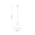 Lampa wisząca MATTEO SABIA BROWN 1XE27 S 11000 TK Lighting