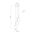 Lampa wisząca MISTY 3XG9 11018 TK Lighting