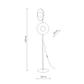 Lampa podłogowa SLATE czarny 2xG9 16136 TK Lighting
