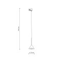 Lampa wisząca 1 obwodowa TRACER czarny E27 10649 TK Lighting