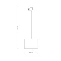 Lampa wisząca 3 obwodowa TRACER czarny E27 10688 TK Lighting