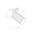 Reflektorek/lampa 1 obwodowa TRACER biały LED 16144 TK Lighting