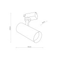 Reflektorek/lampa 1 obwodowa TRACER biały E27 18179 TK Lighting
