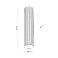 Lampa sufitowa TUNE brązowy GU10 11029 TK Lighting