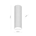 Lampa sufitowa TUNE brązowy GU10 11028 TK Lighting
