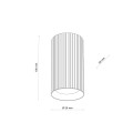 Lampa sufitowa TUNE brązowy GU10 11027 TK Lighting