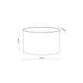 Kinkiet elewacyjny VERTO czarny 2xLED 18183 TK Lighting