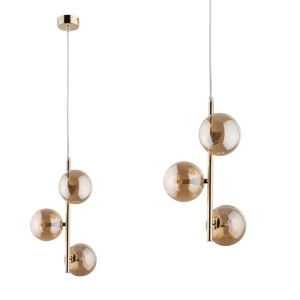 Lampa wisząca ESTERA Złoty G9 MAX 6W 4838 TK Lighting