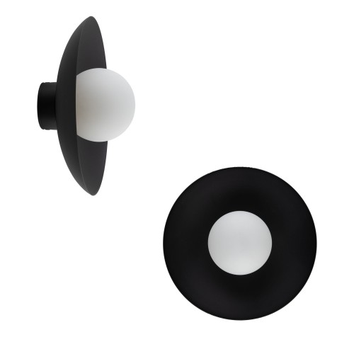 SLATE BLACK GLASS KINKIET 1XG9 10934 TK Lighting