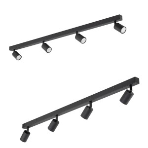 Lampa sufitowa NEX czarny na gwint GU10 z kloszem 10792 TK Lighting