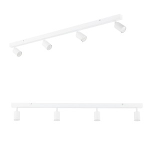 Lampa sufitowa NEX biała na gwint GU10 z kloszem 10789 TK Lighting