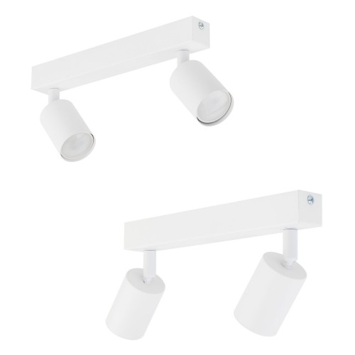 Lampa sufitowa NEX biała na gwint GU10 z kloszem 10787 TK Lighting