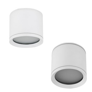 Lampa sufitowa VIVO biała na gwint GX53 z kloszem 10595 TK Lighting