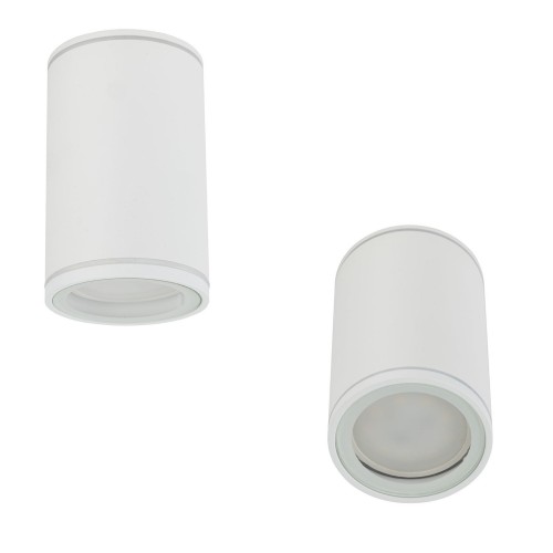 Lampa sufitowa FLARE biała na gwint GU10 z kloszem 10584 TK Lighting