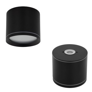 Lampa sufitowa VIVO czarna na gwint GX53 z kloszem 10594 TK Lighting