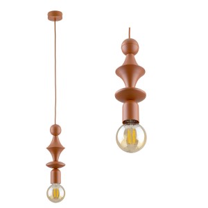 Lampa wisząca TOWER ceglasta na gwint E27 styl Glamour 10869 TK Lighting