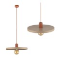 Lampa wisząca SILA ceglasta na gwint E27 z kloszem 10955 TK Lighting