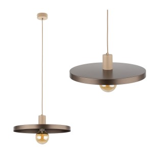 Lampa wisząca SILA sabia na gwint E27 z kloszem 10758 TK Lighting
