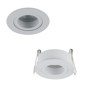 Lampa sufitowa AURA biała na gwint GU10 z kloszem 10572 TK Lighting