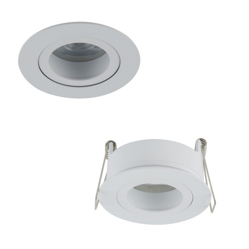 Lampa sufitowa AURA biała na gwint GU10 z kloszem 10572 TK Lighting
