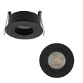 Lampa sufitowa AURA czarna na gwint GU10 z szklanym kloszem 10571 TK Lighting