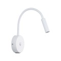 LAGOS WHITE KINKIET 1 USB 10202 TK Lighting
