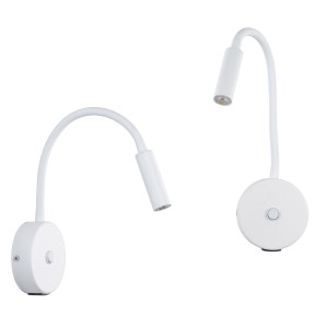 LAGOS WHITE KINKIET 1 USB 10202 TK Lighting