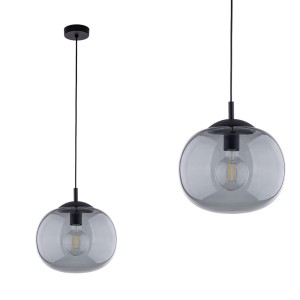 Lampa wisząca VIBE Czarny E27 MAX 15W LED 4837 TK Lighting