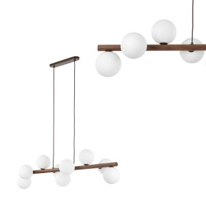 ESTERA WOOD ORZECH LAMPA WISZĄCA 9 10273 TK Lighting