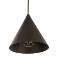 Lampa wisząca CONO na E27  Brązowy - klosz stal 10073 TK Lighting