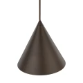 Lampa wisząca CONO na E27  Brązowy - klosz stal 10073 TK Lighting