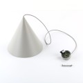 Lampa wisząca w stylu skandynawskim CONO E27  Beżowy - klosz stal lakierowana 10056 TK Lighting